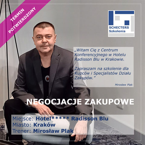 Negocjacje zakupowe - szkolenie Kraków - termin potwierdzony